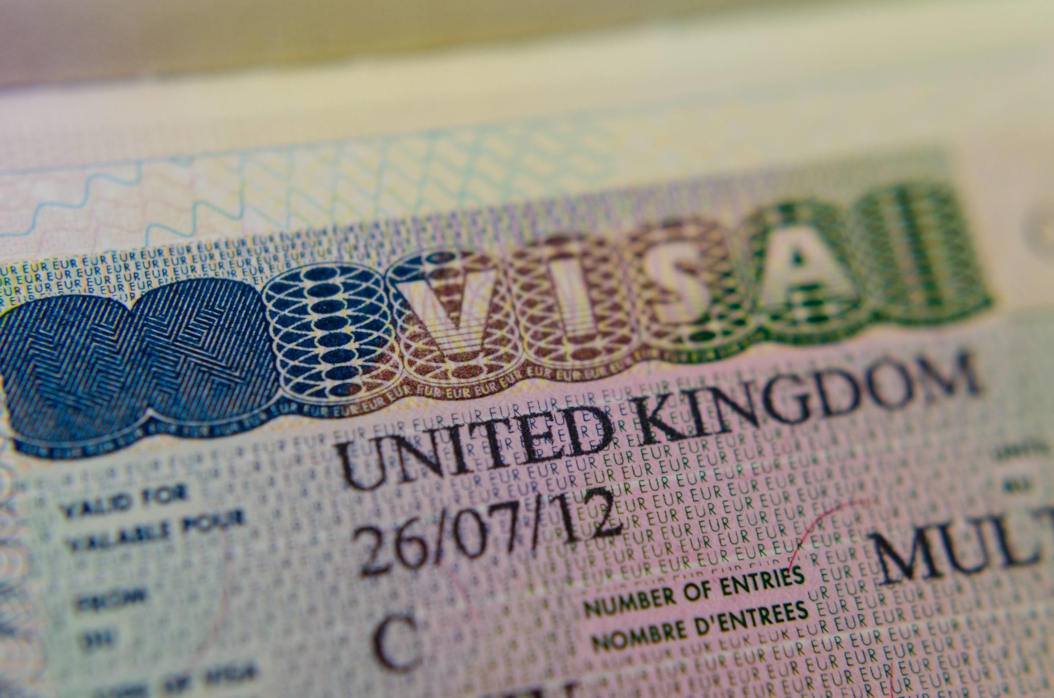 🇬🇧 Reino Unido Standard Visitor Visa – Turismo / negócios